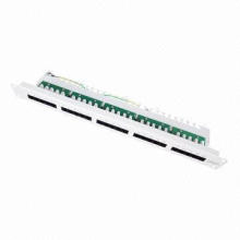 Patch Panel de telefone Cat3 com 25 portas